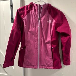The North Face Two-Tone Pink Hooded Jacket
